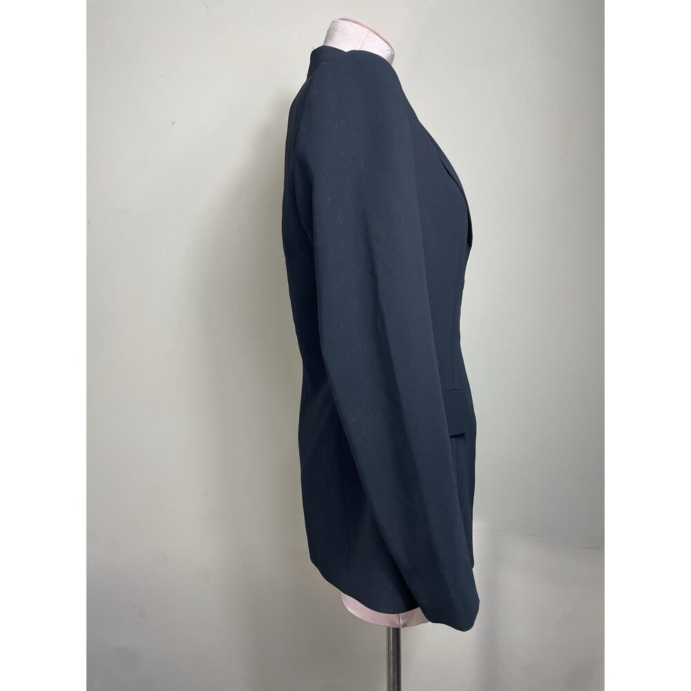 Anne Klein Women's 6 Suit Black 3 Signature Button Blazer Career Chic Y2K EUC - Picture 4 of 13